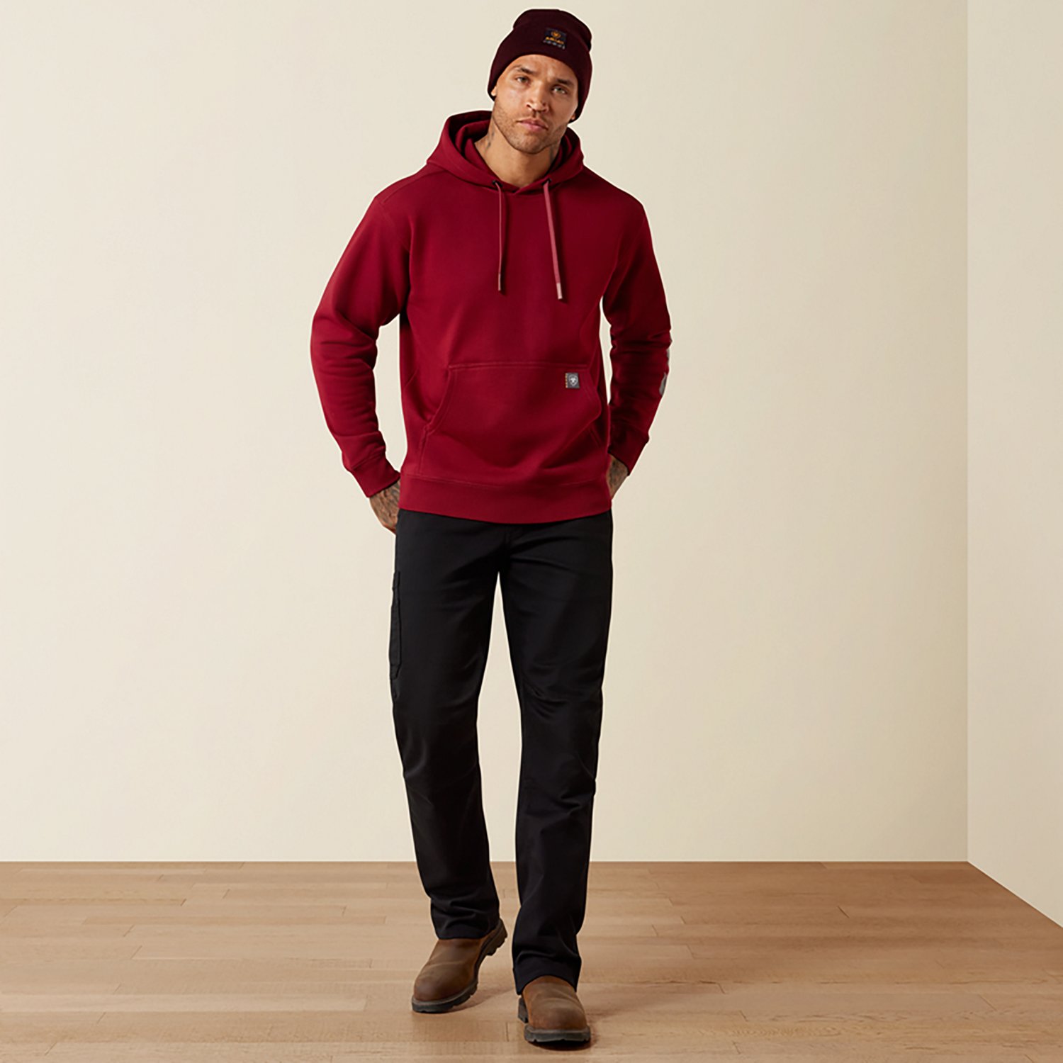 Ariat Men's Rebar Lightweight Logo Hoodie - view number 5
