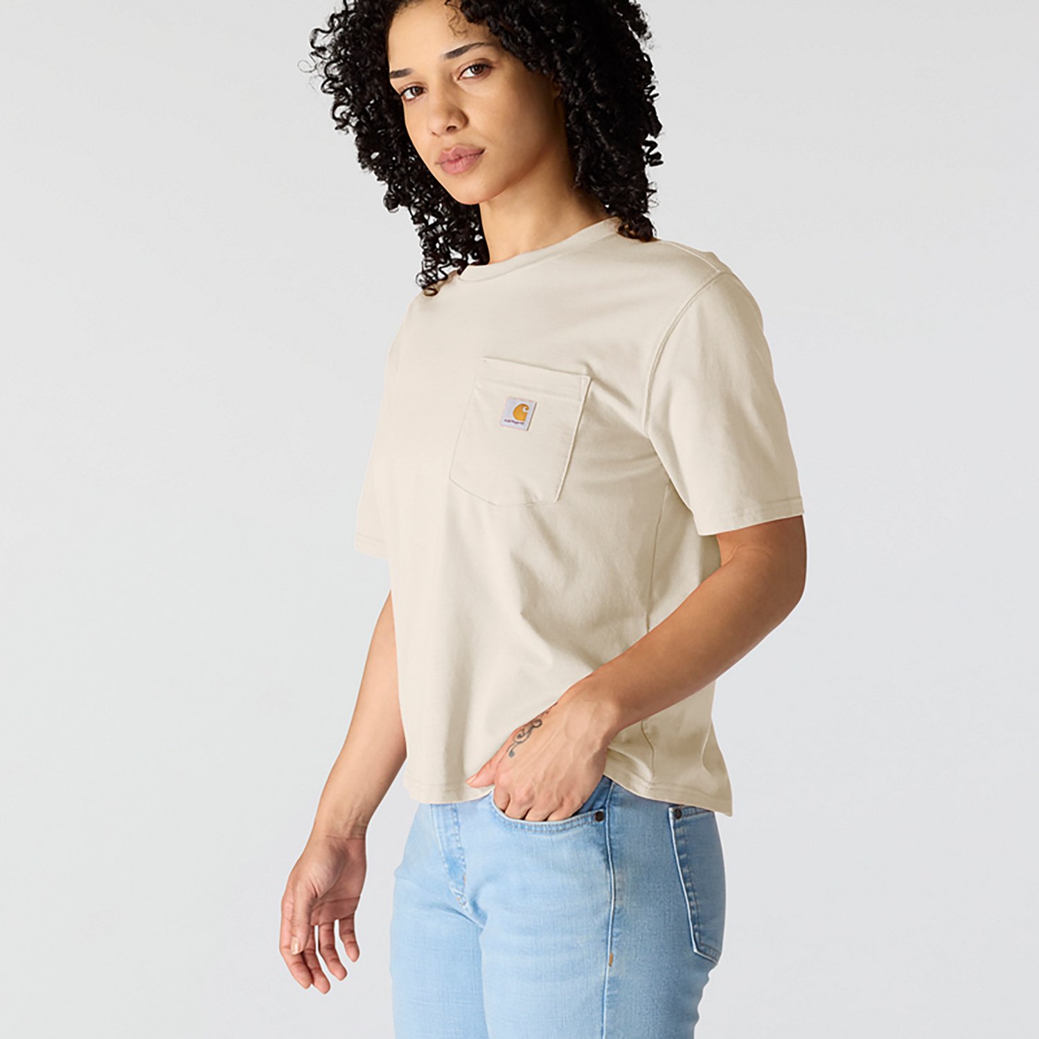 Carhartt Women's Loose Fit Lightweight Crew Neck Short Sleeve T-shirt                                                            - view number 3
