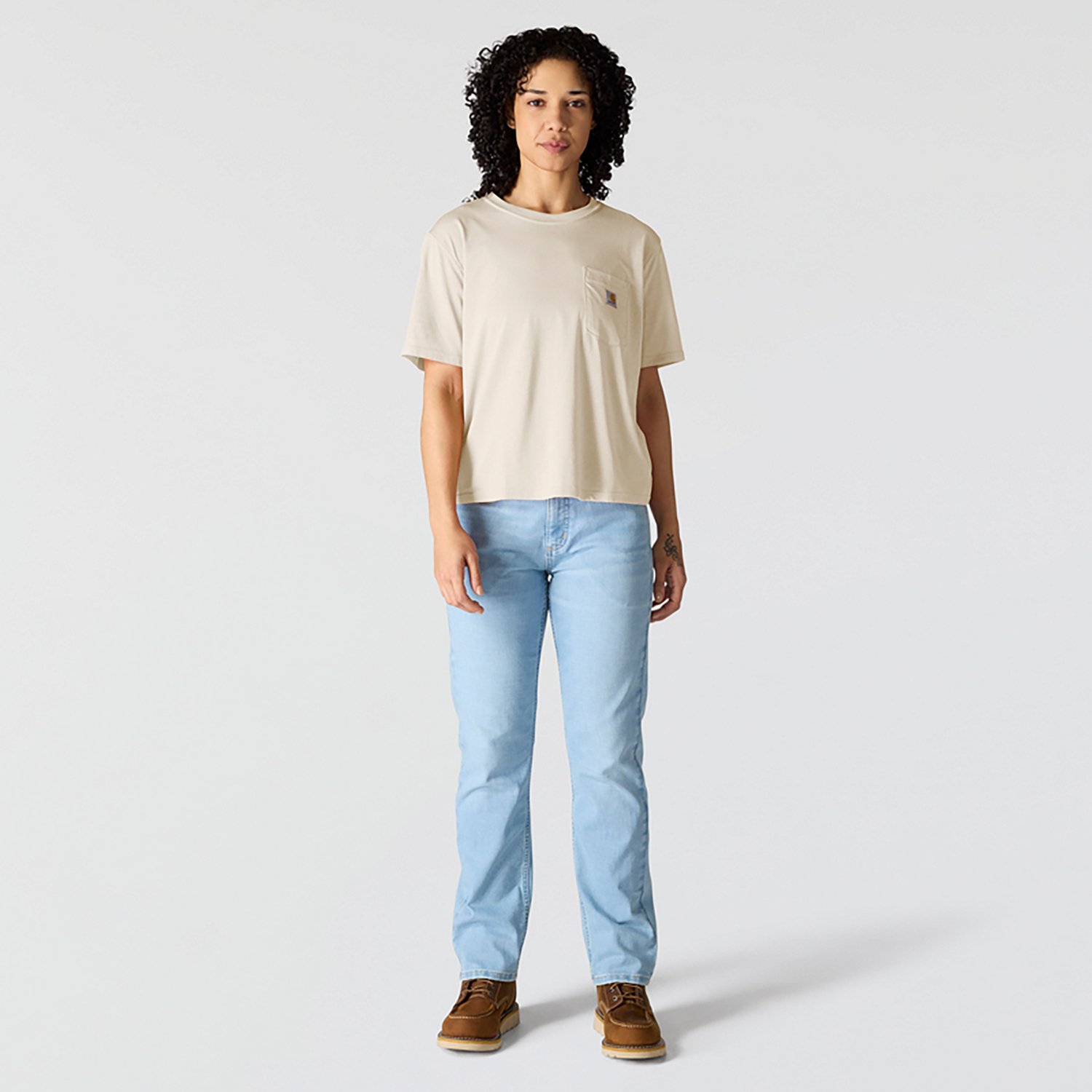Carhartt Women's Loose Fit Lightweight Crew Neck Short Sleeve T-shirt                                                            - view number 6