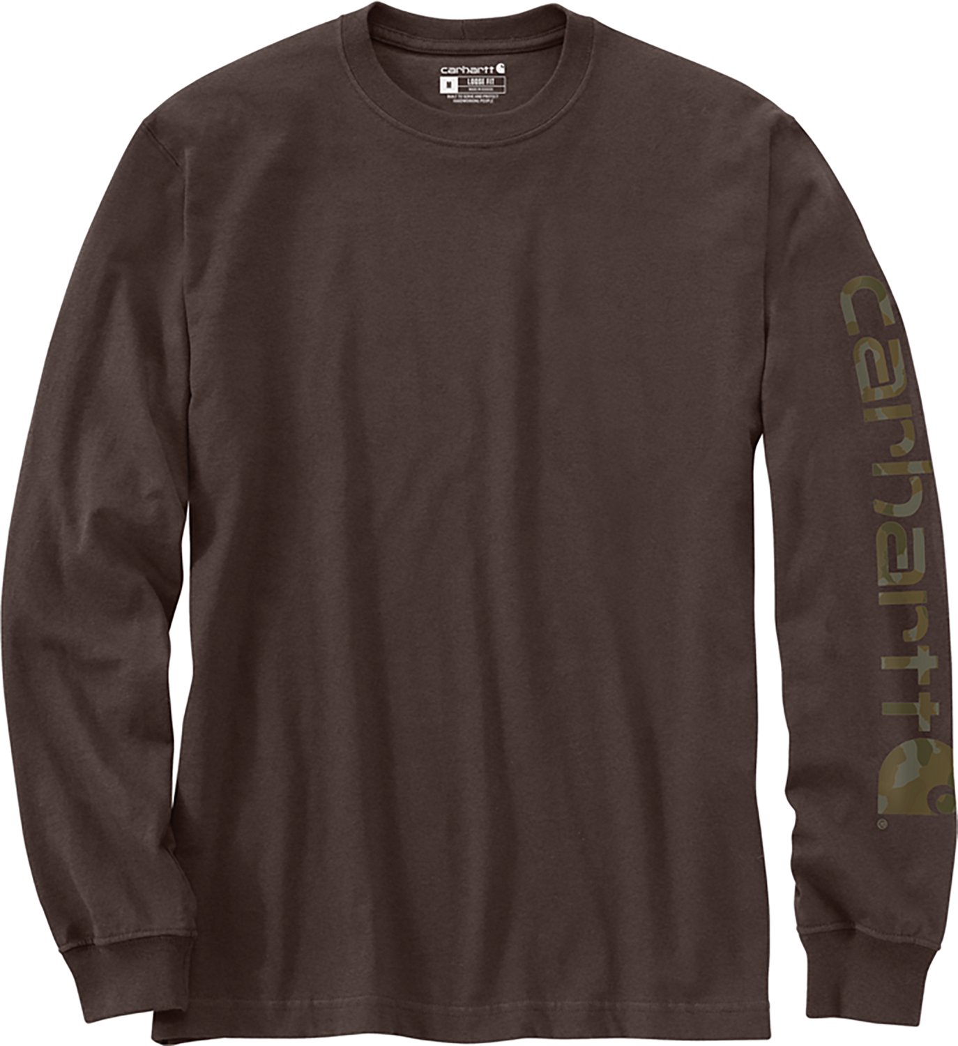 Carhartt Men's Long Sleeve Graphic Logo T-shirt                                                                                  - view number 3