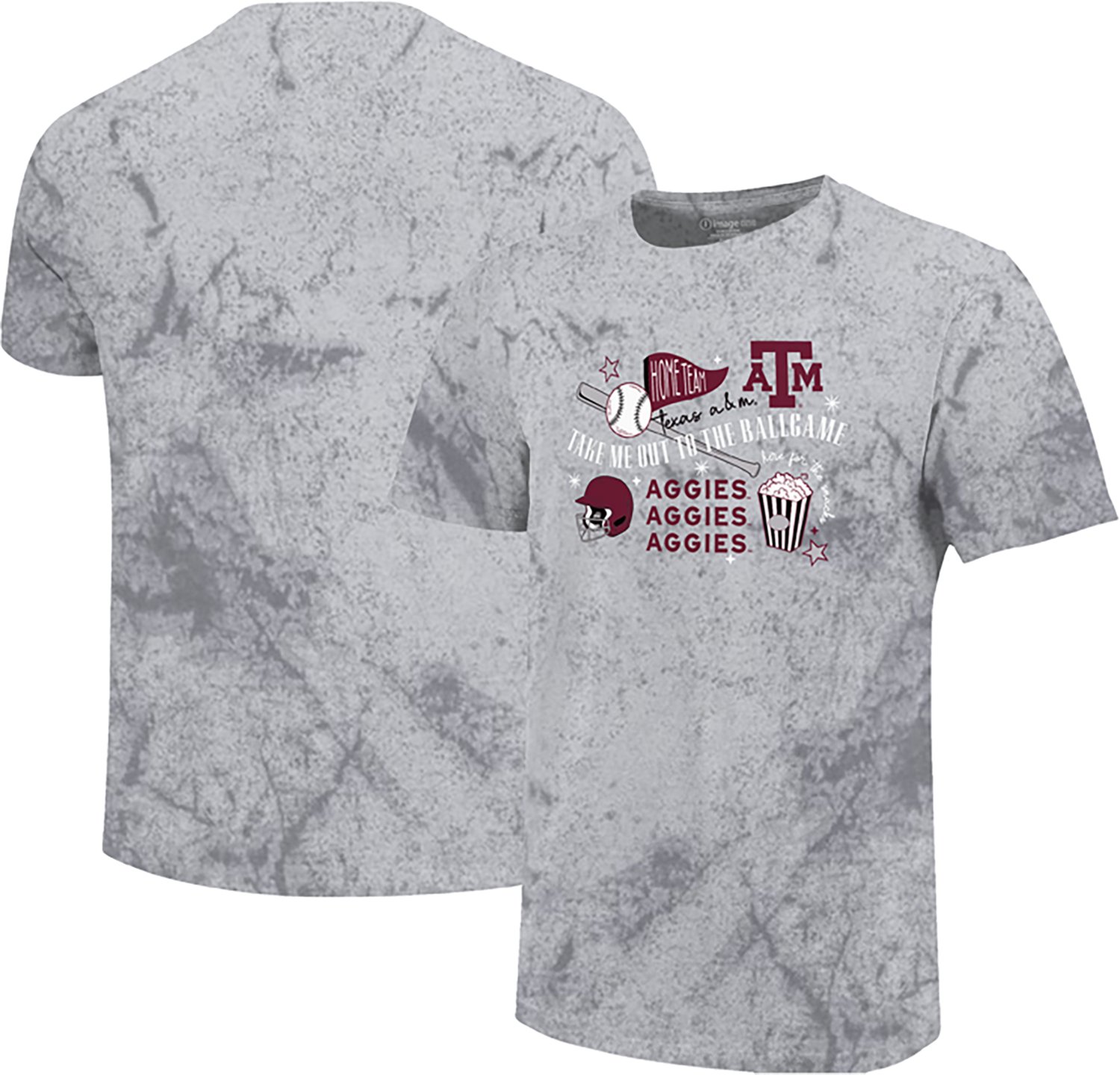 Image One Women's Texas A&M University Take Me Out To The Ball Game CC Short Sleeve T-shirt - view number 3