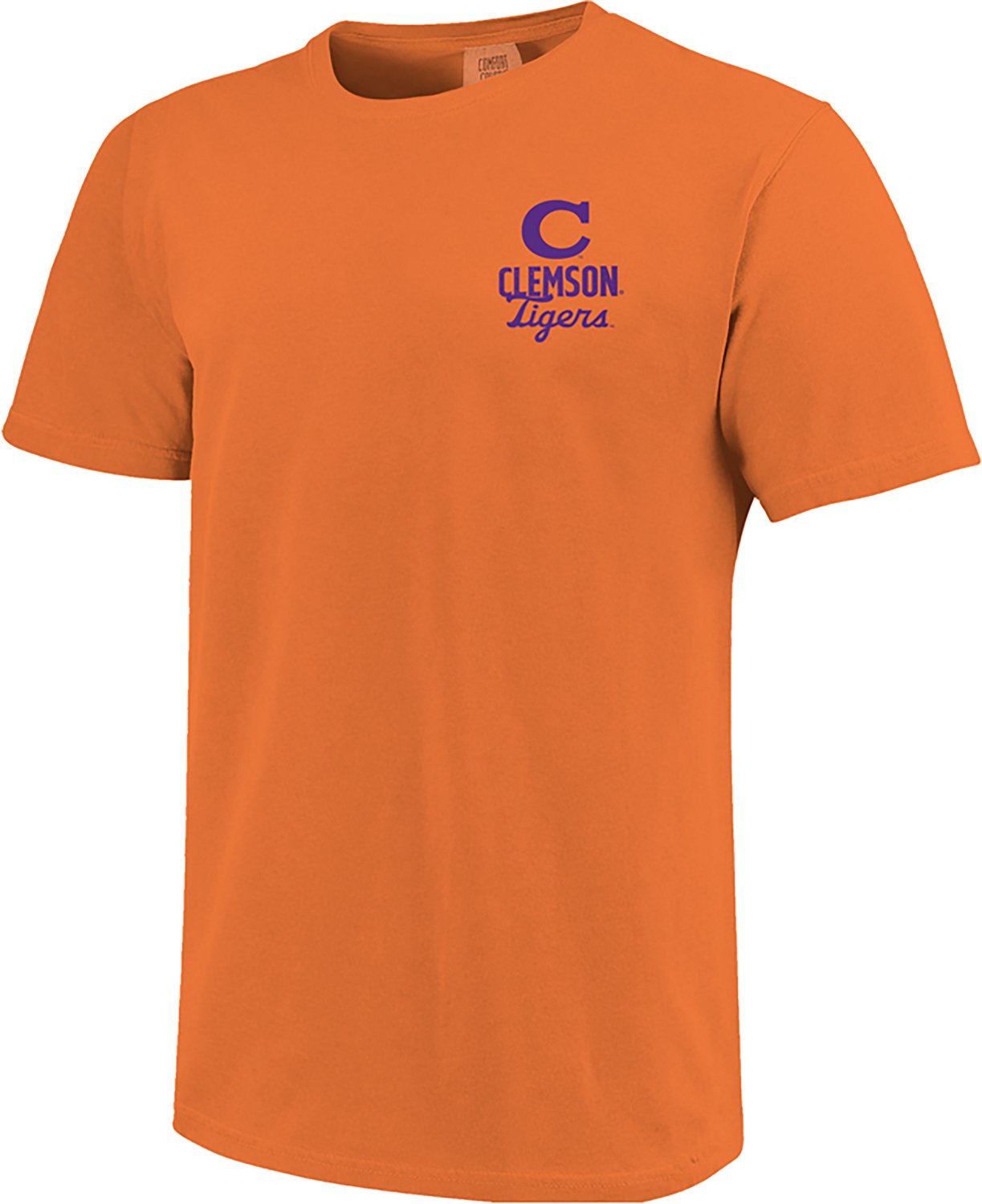 Image One Men's Clemson Tigers Mascot Overlay Sailor CC DS T-shirt