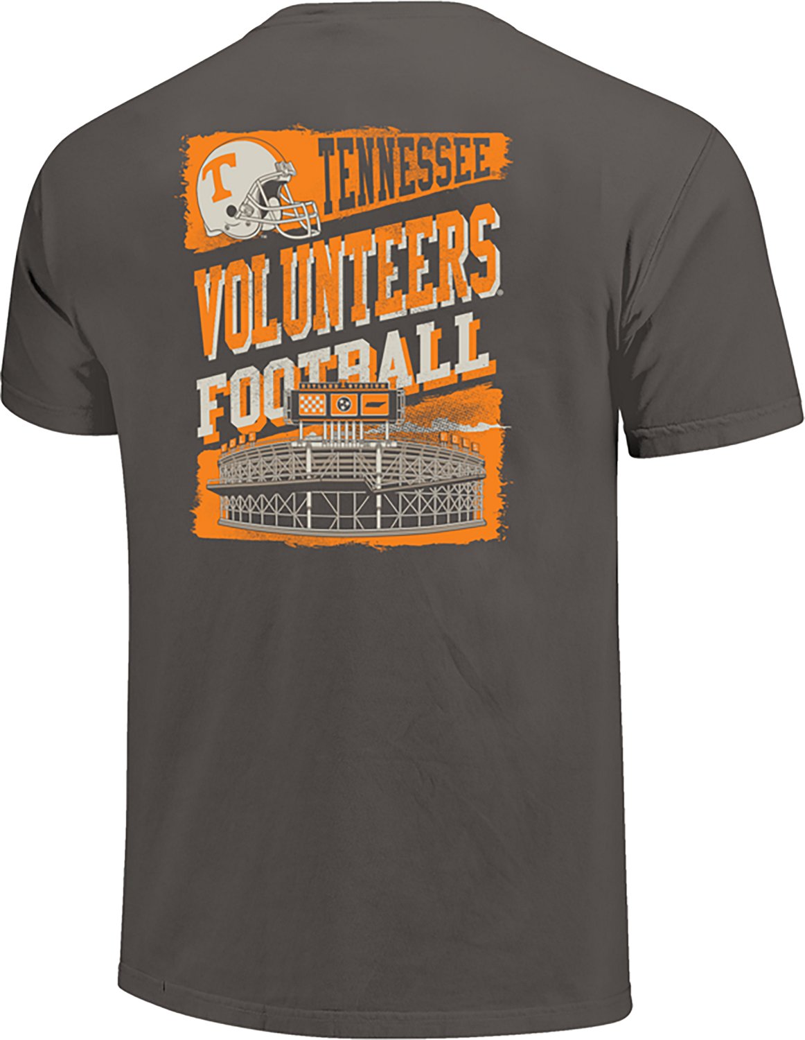 Image One University of Tennessee Football Stadium Slant Comfort Colors Short Sleeve T‑Shirt