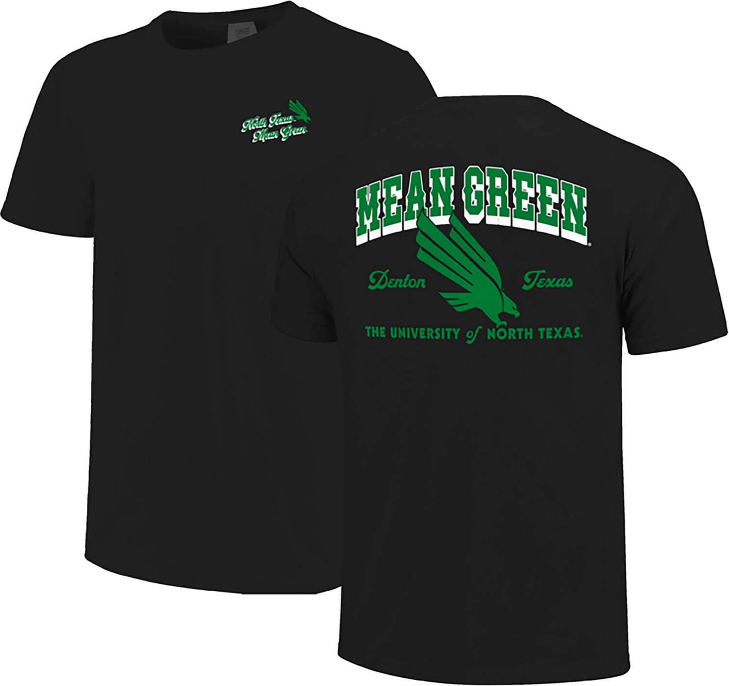 Image One Men's University of North Texas Mascot Layout Graphic T-shirt - view number 3