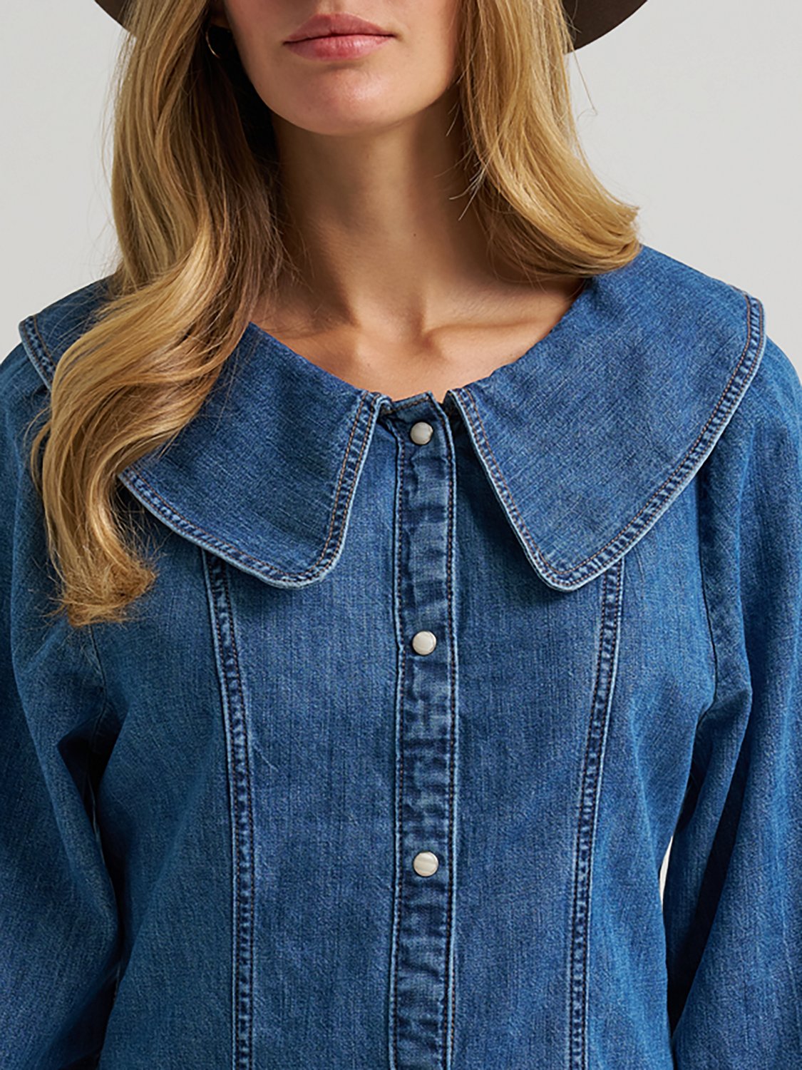 Wrangler Women's Denim Collar Dress - view number 3