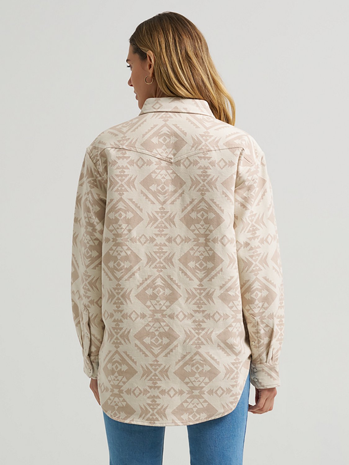 Wrangler Women's Boyfriend Snap Long Sleeve Top - view number 2