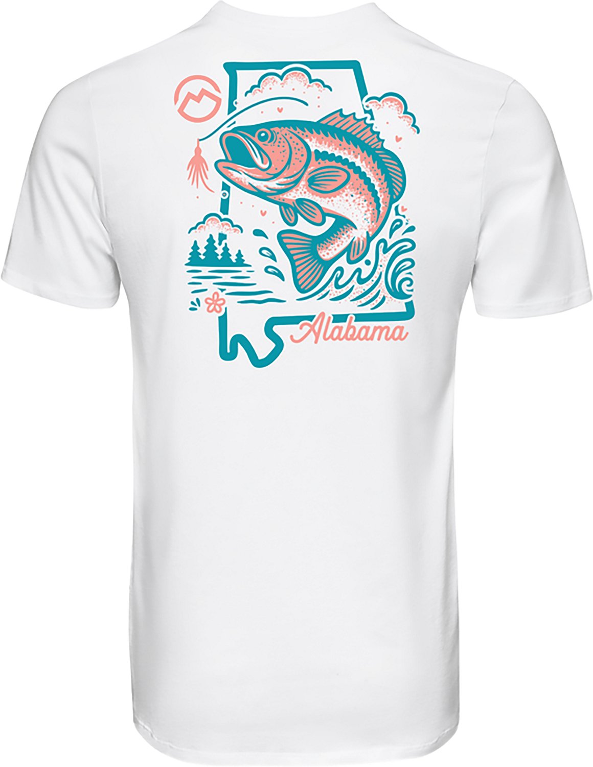 Magellan Outdoors Women's Alabama State Lake T-shirt