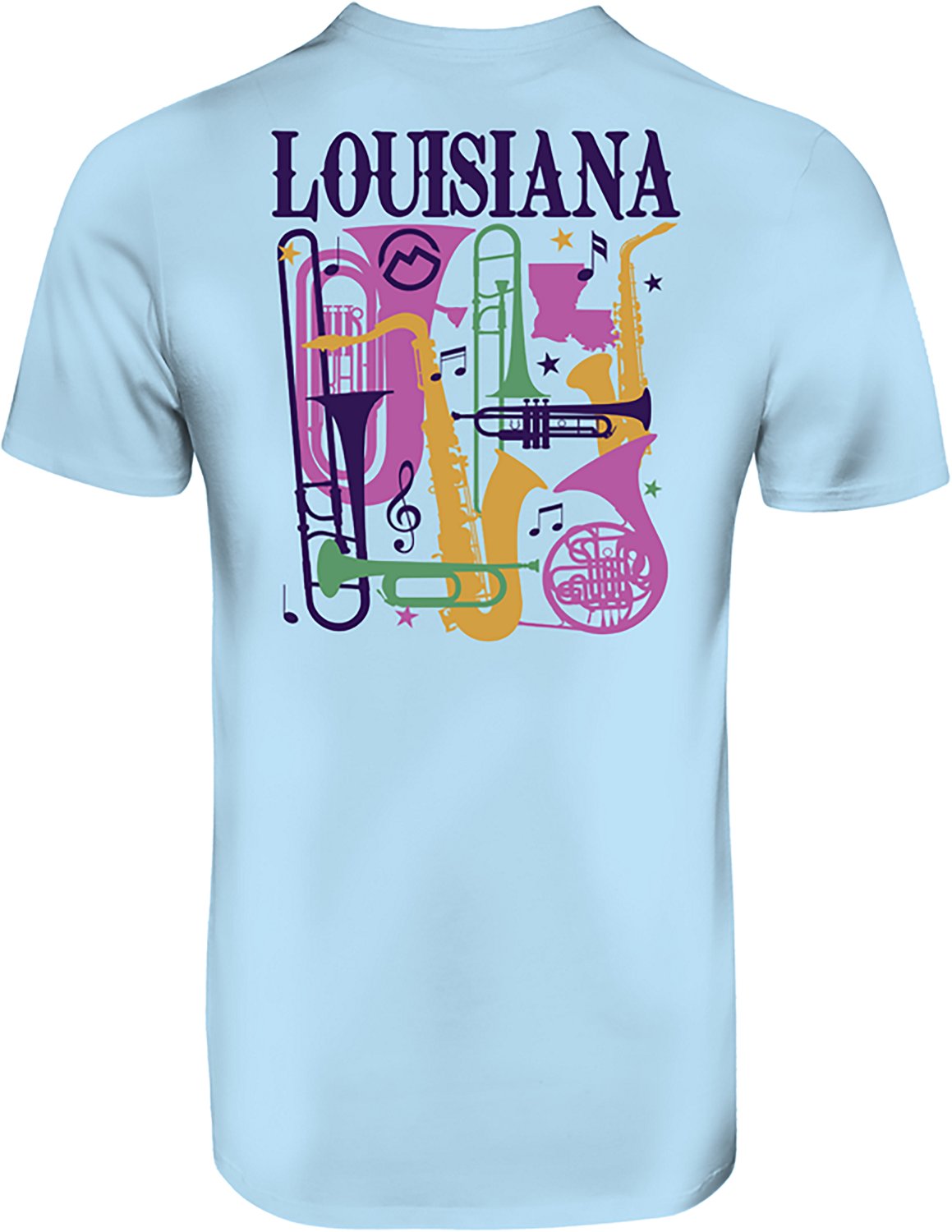 Magellan Outdoors Women's Music Vibes Louisiana State T-shirt
