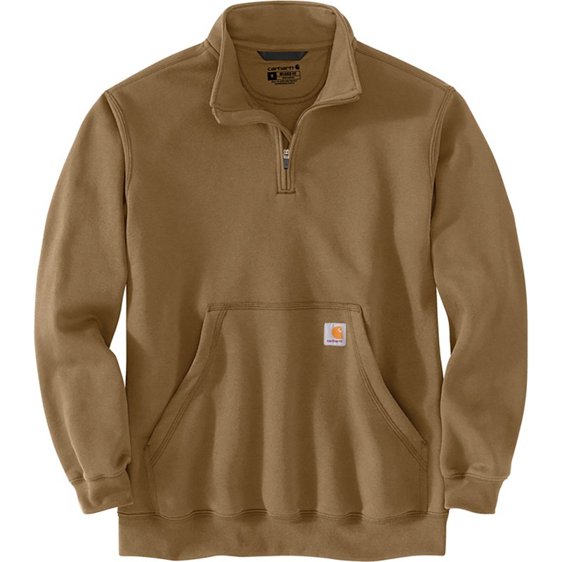 Carhartt Men's Midweight 1/4-Zip Sweatshirt, Medium, Night Fatigue