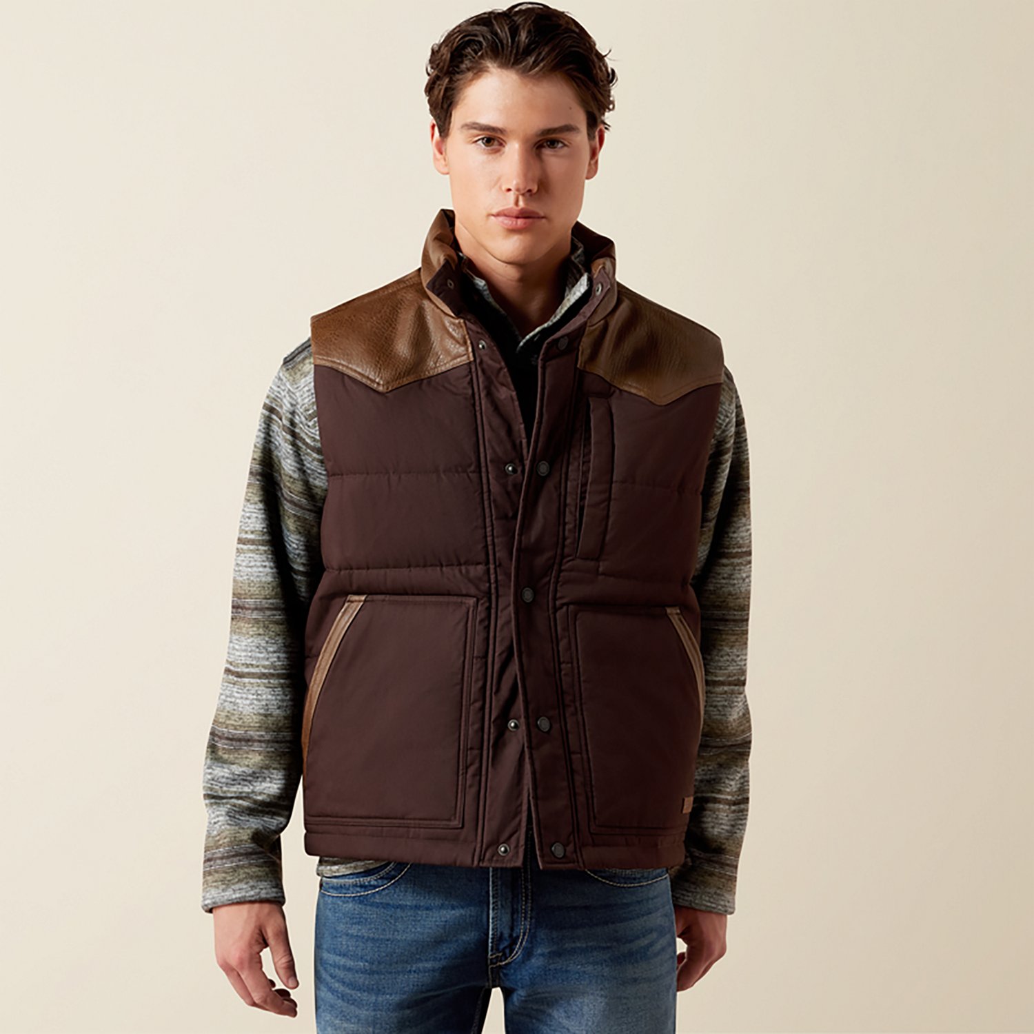 Ariat Men's Western Quilted Vest