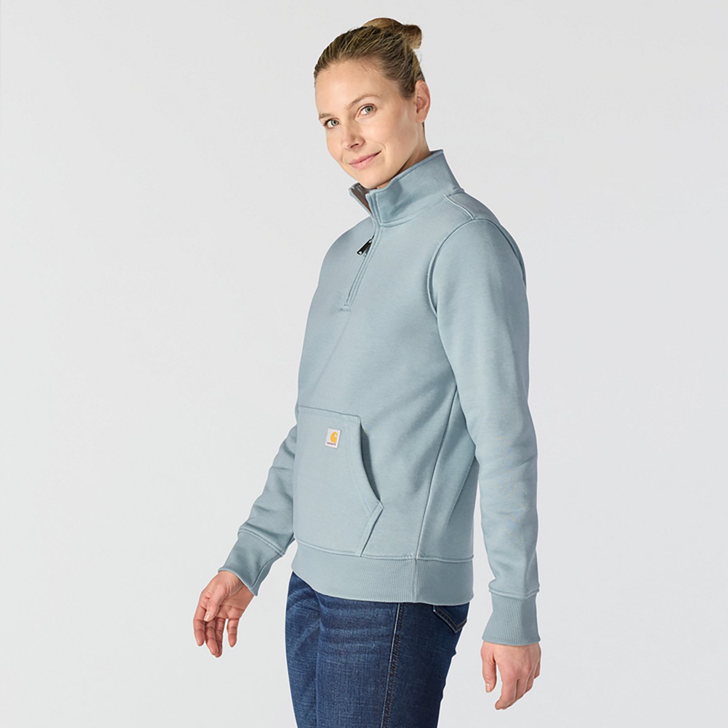 Carhartt Women's Mock Neck 1/4-Zip Sweatshirt - view number 3