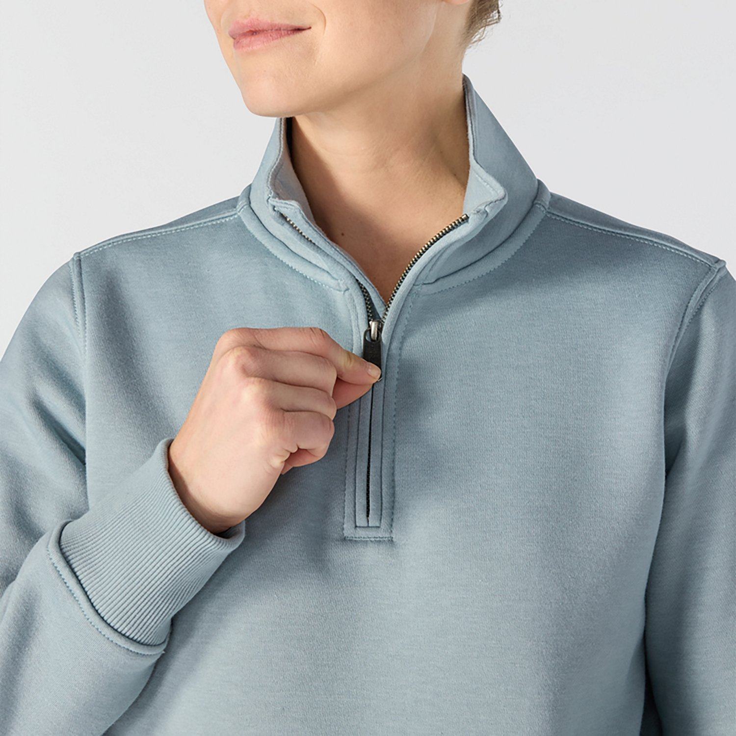 Carhartt Women's Mock Neck 1/4-Zip Sweatshirt - view number 4