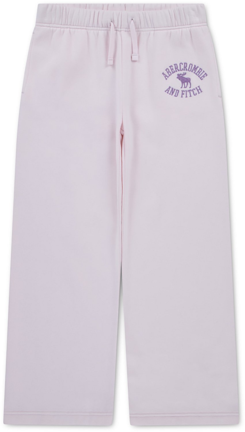 Abercrombie & Fitch Girls' Logo Baggy Fleece Pants