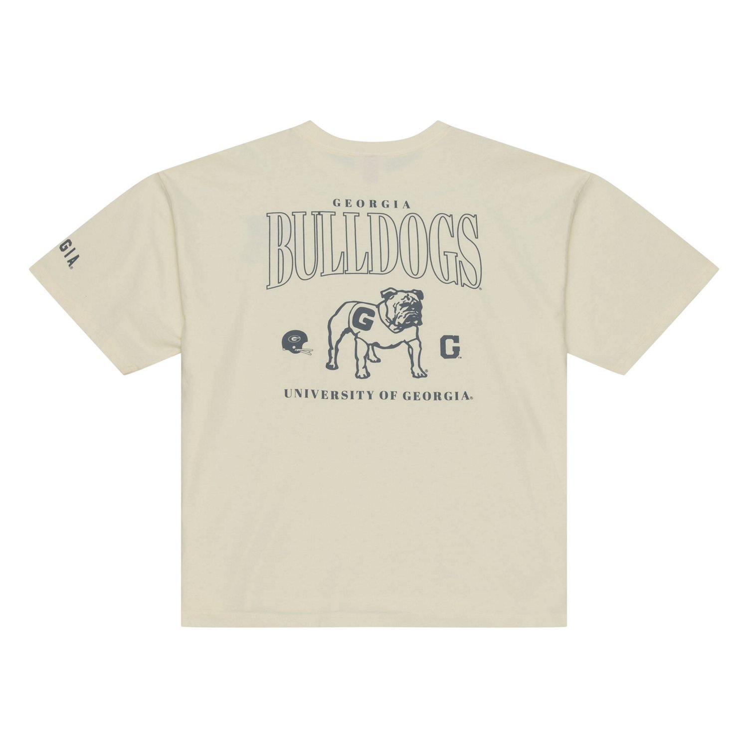 Mitchell & Ness Men's University of Georgia Retro Logo Heritage Hues Oversized Graphic T-shirt - view number 2
