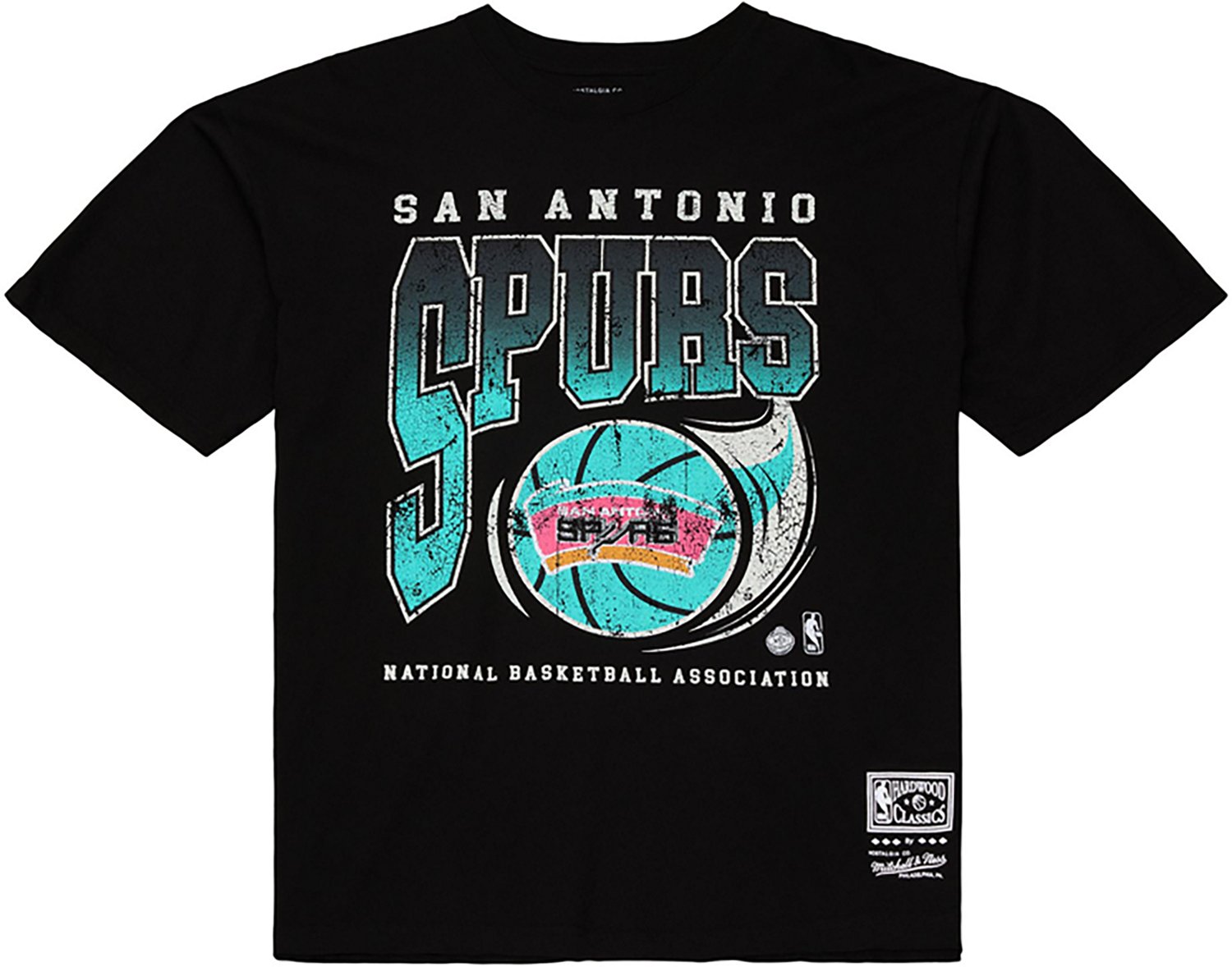 Mitchell & Ness Men's San Antonio Spurs Ball Out T-shirt