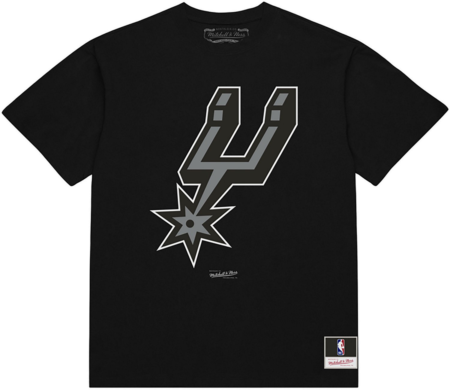 Mitchell & Ness Men's San Antonio Spurs Basic T-shirt