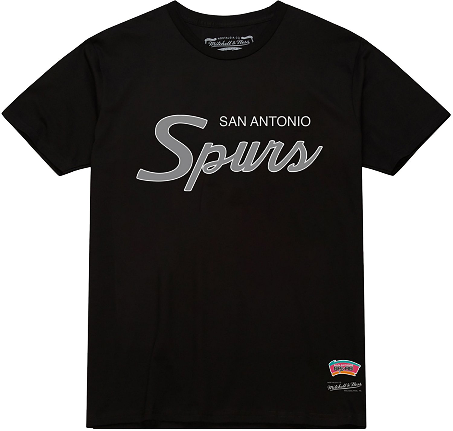 Mitchell & Ness Men's San Antonio Spurs Vintage Wordmark T-shirt