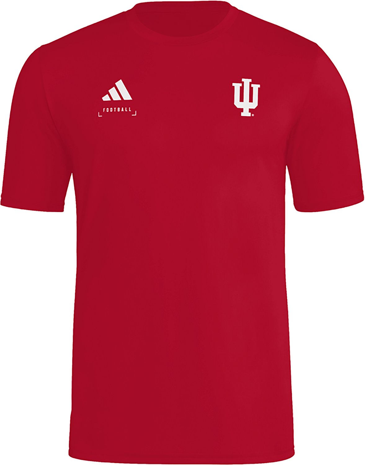 adidas Men's Indiana University Locker Football Icon Graphic T-shirt - view number 2