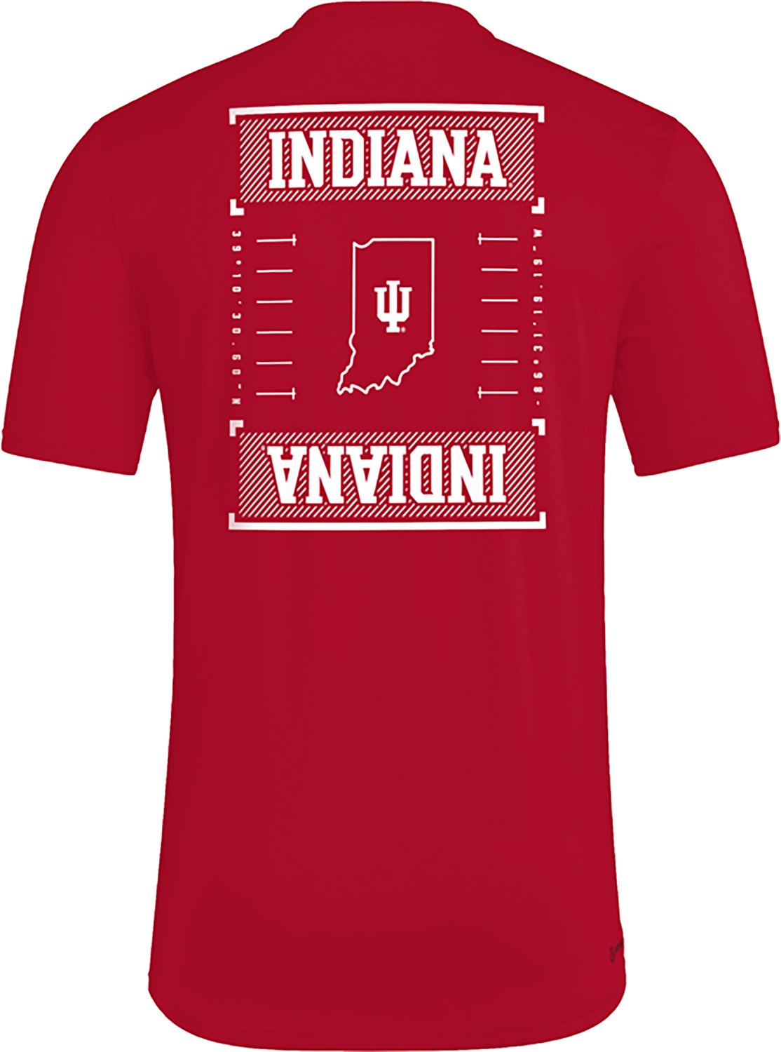 adidas Men's Indiana University Locker Football Icon Graphic T-shirt