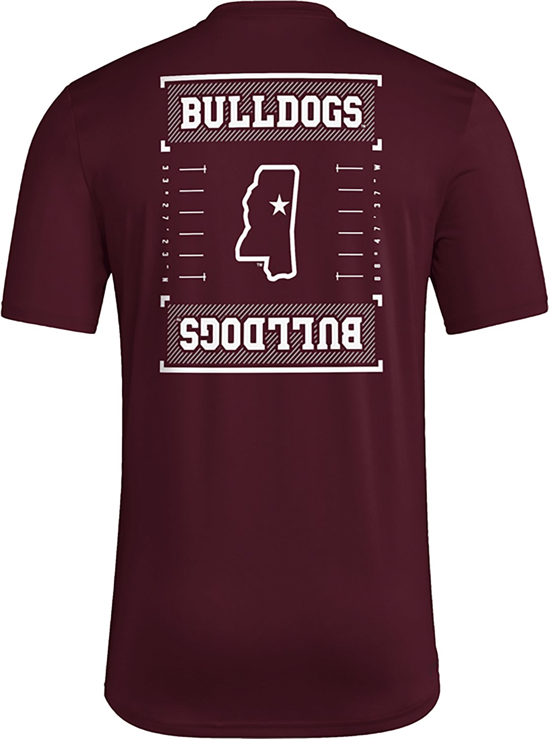adidas Men's Mississippi State University Locker Football Icon Graphic T-shirt