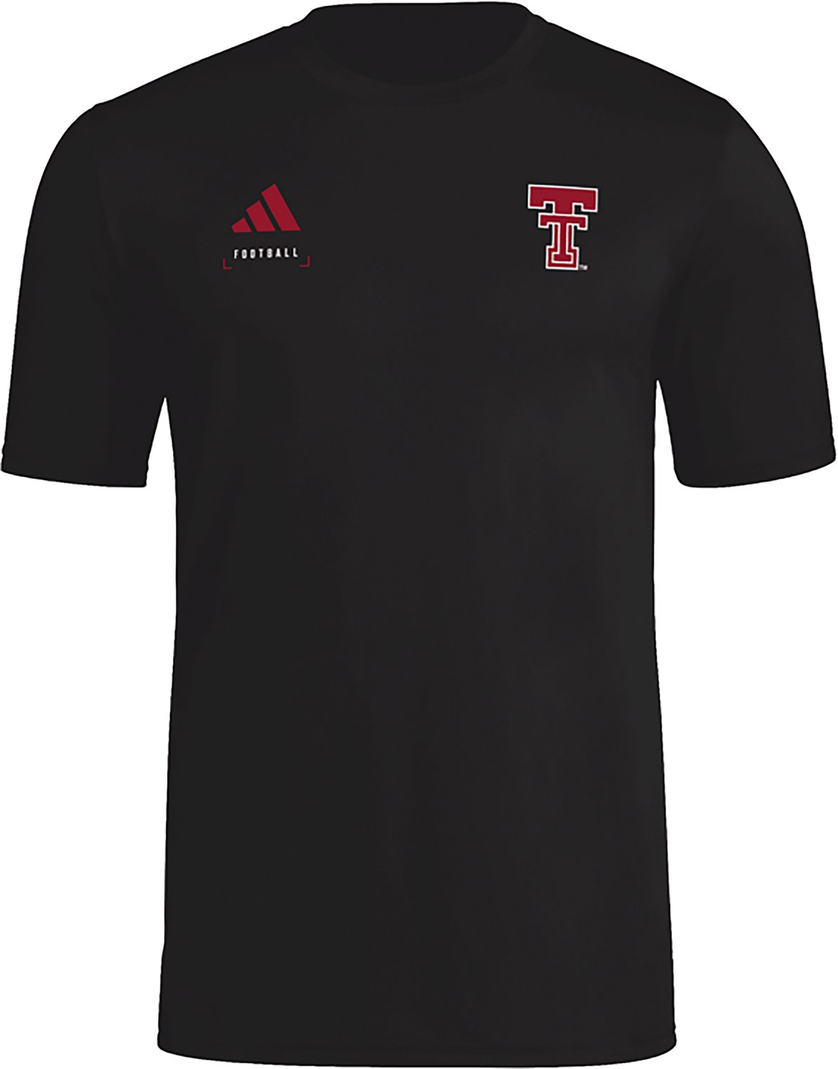 adidas Texas Tech Raiders Locker Football Icon AEROREADY Pre-Game T-Shirt