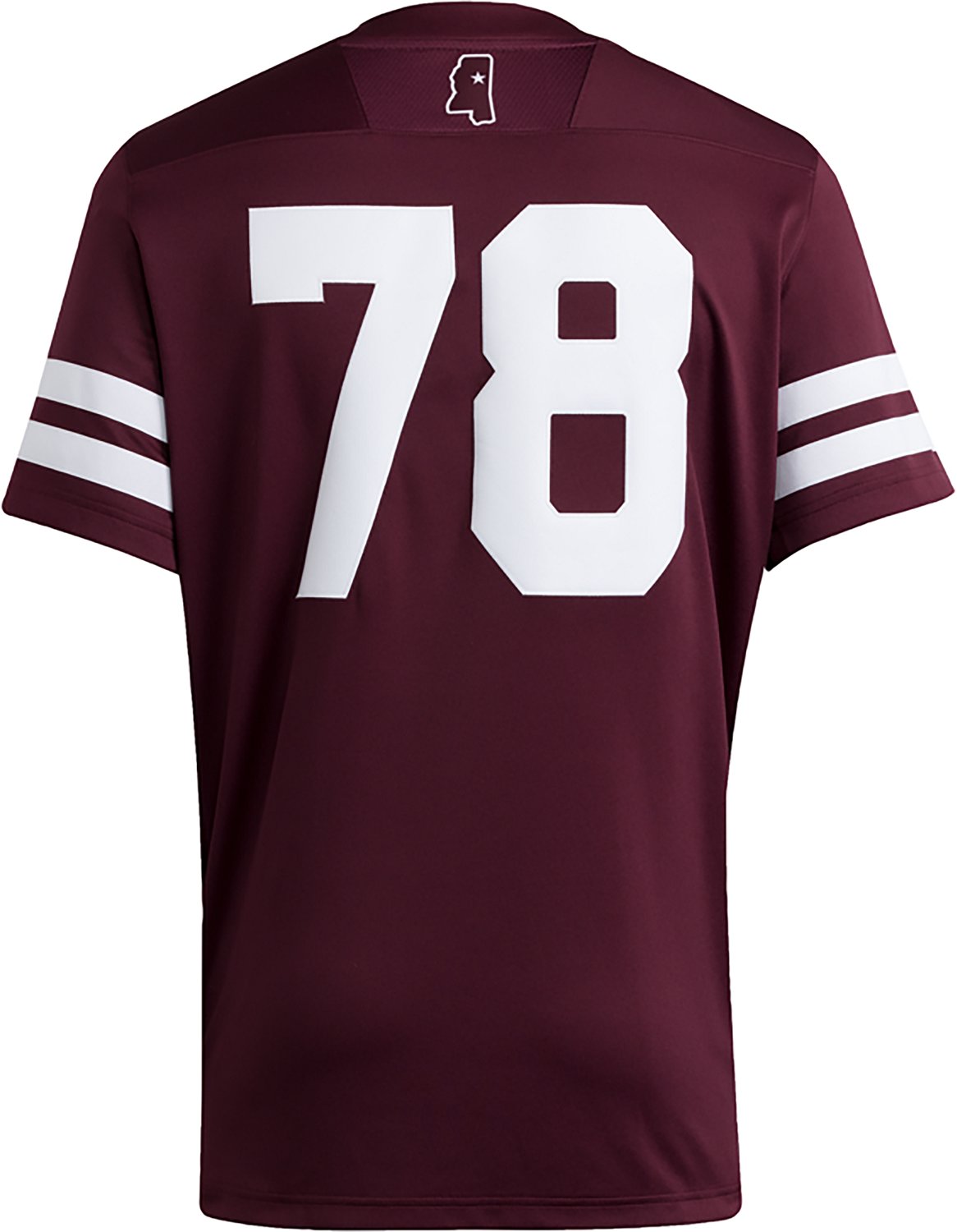 adidas Men's Mississippi State University Premier Home Football Jersey - view number 2