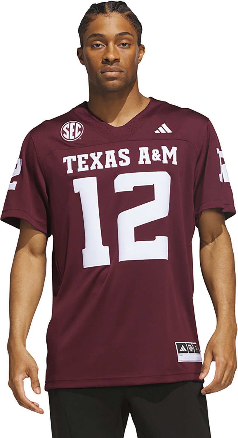 adidas Men's Texas A&M University Premier Home Jersey