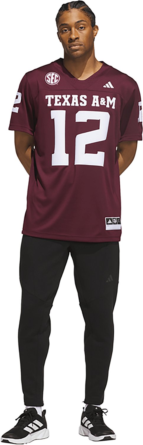 adidas Men's Texas A&M University Premier Home Jersey - view number 3
