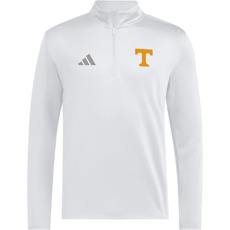 adidas Adult Tennessee Volunteers Golf White 1/4 Zip Pullover, Men's, XXL