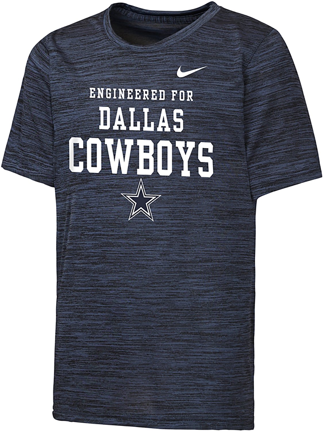 Nike Youth Dallas Cowboys NFL Legend Velocity Short Sleeve T‑Shirt
