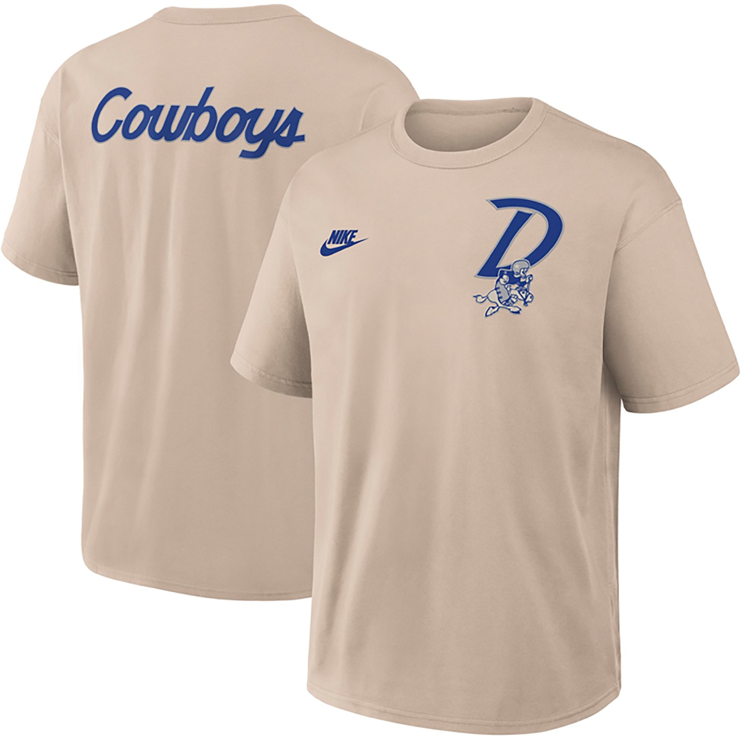 Nike Men's Dallas Cowboys Rewind Max 90 Short Sleeve T‑Shirt | Academy
