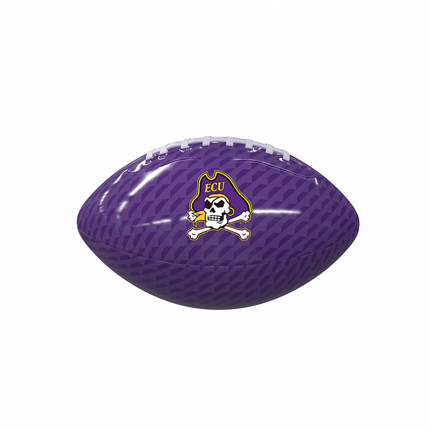 Logo Brands East Carolina University Carbon Fiber Mini Size Glossy Football