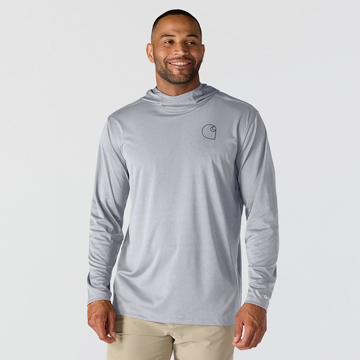Carhartt Men's Force Sun Defender Lightweight Hooded Long Sleeve T-shirt