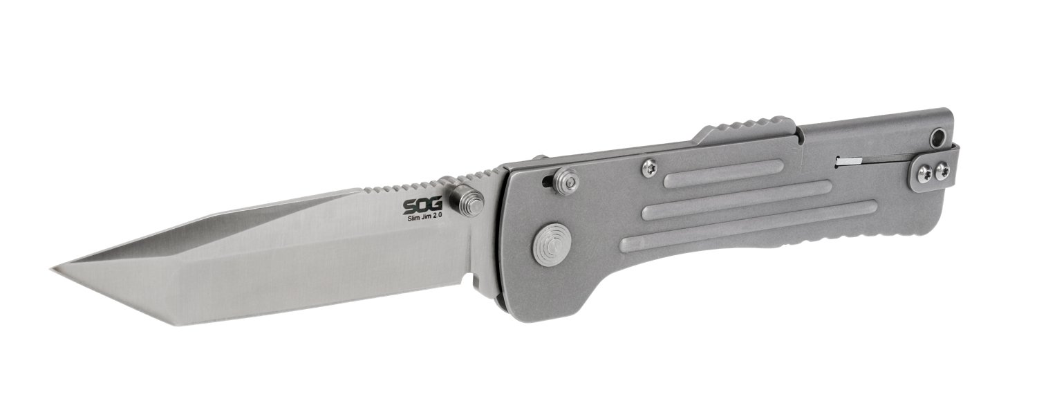 SOG Slim Jim 2.0 3.5 in Drop Point Folding Knife - view number 4