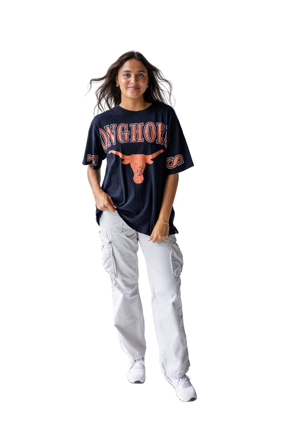 Gameday Social Women's University of Texas Southern Split Oversized Band Graphic T-shirt - view number 2