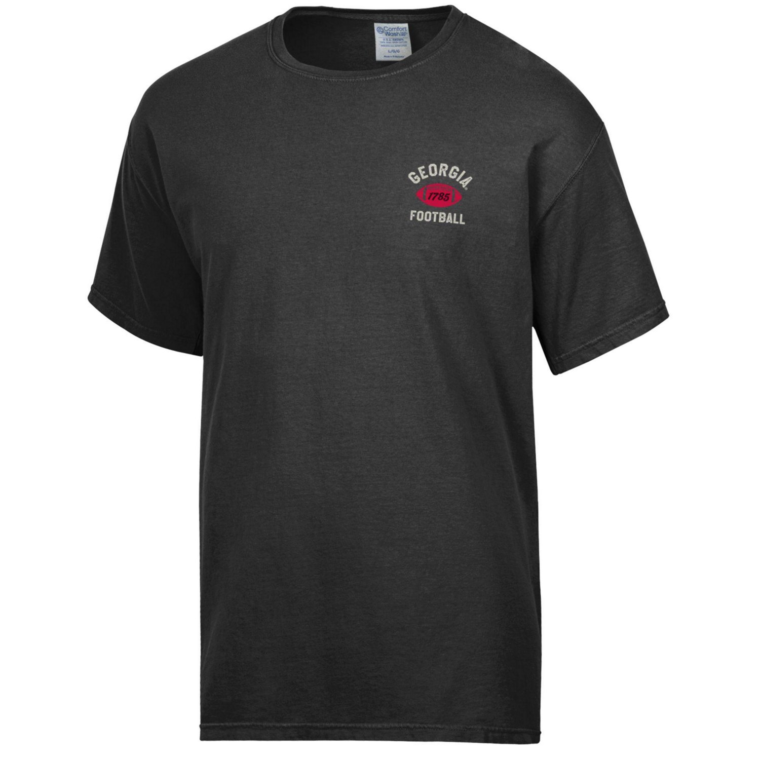 Comfort Wash Men's University of Georgia Mascot Football Short Sleeve T-Shirt - view number 2