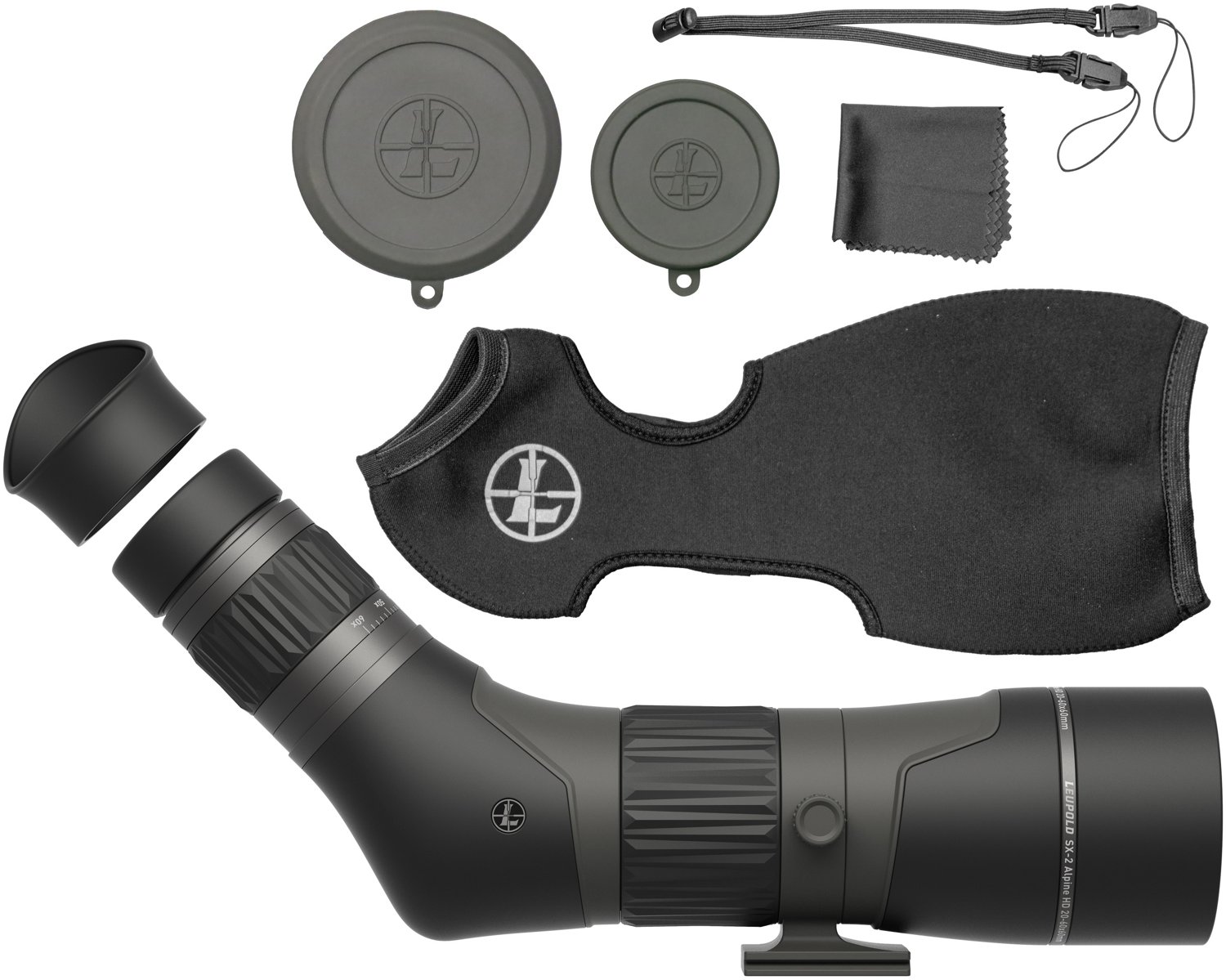 Leupold SX-2 Alpine HD Gen 2 20 - 60 x 60 Angled Spotting Scope - view number 3