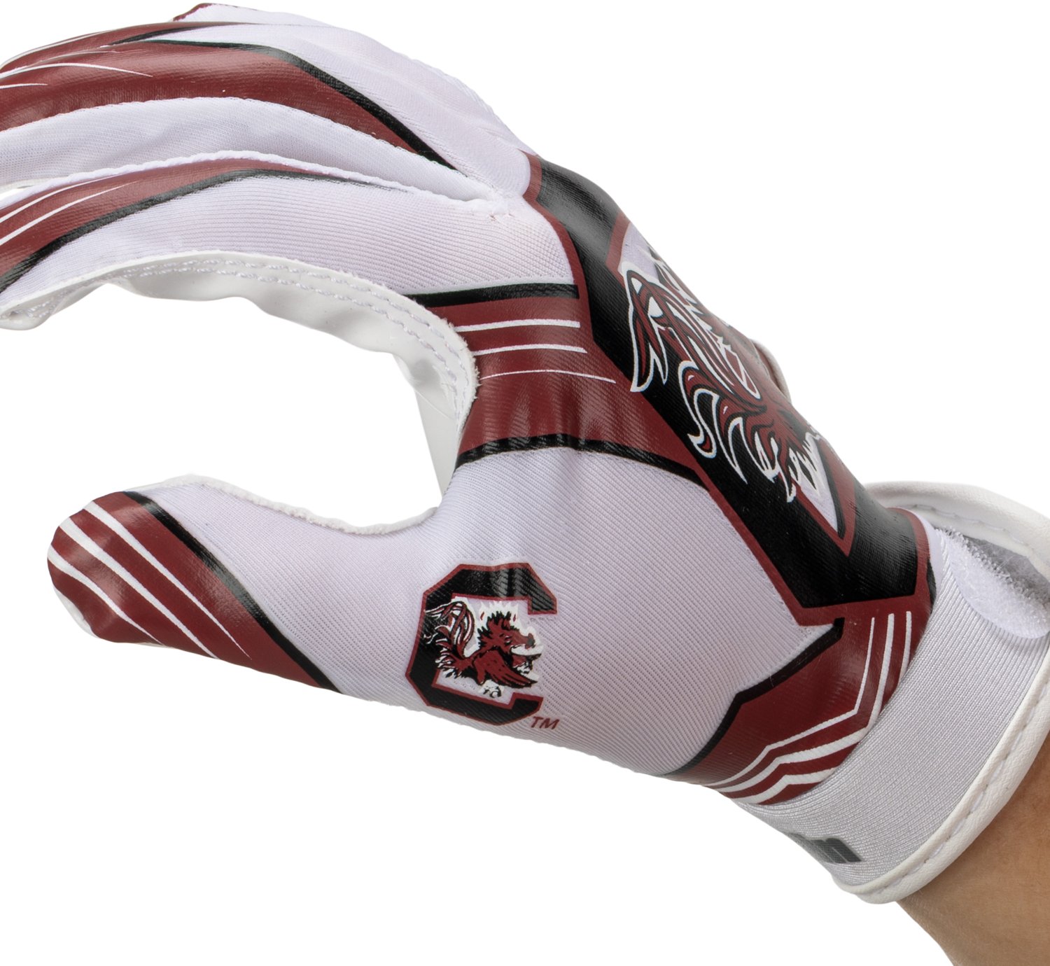 Franklin University of South Carolina Receiver Gloves - view number 2