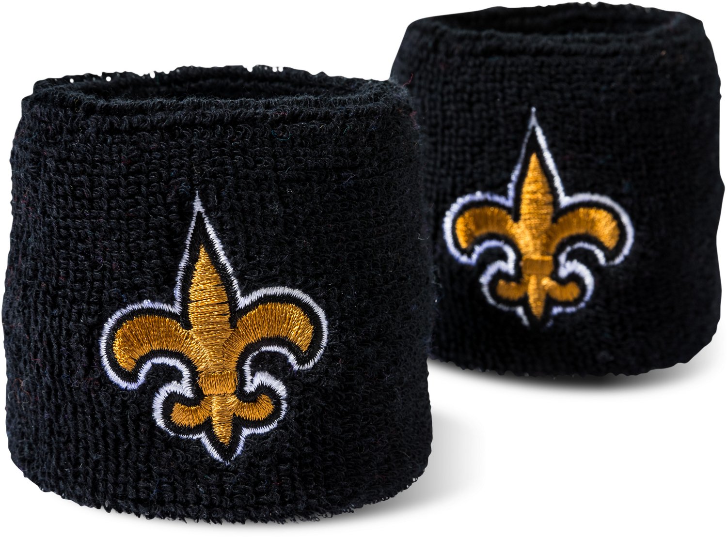 Franklin New Orleans Saints Embroidered Wristbands