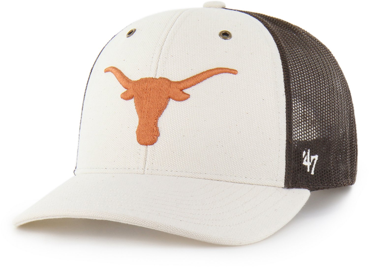 Carhartt x '47 Brown Texas Longhorns Undyed Trucker Adjustable Hat