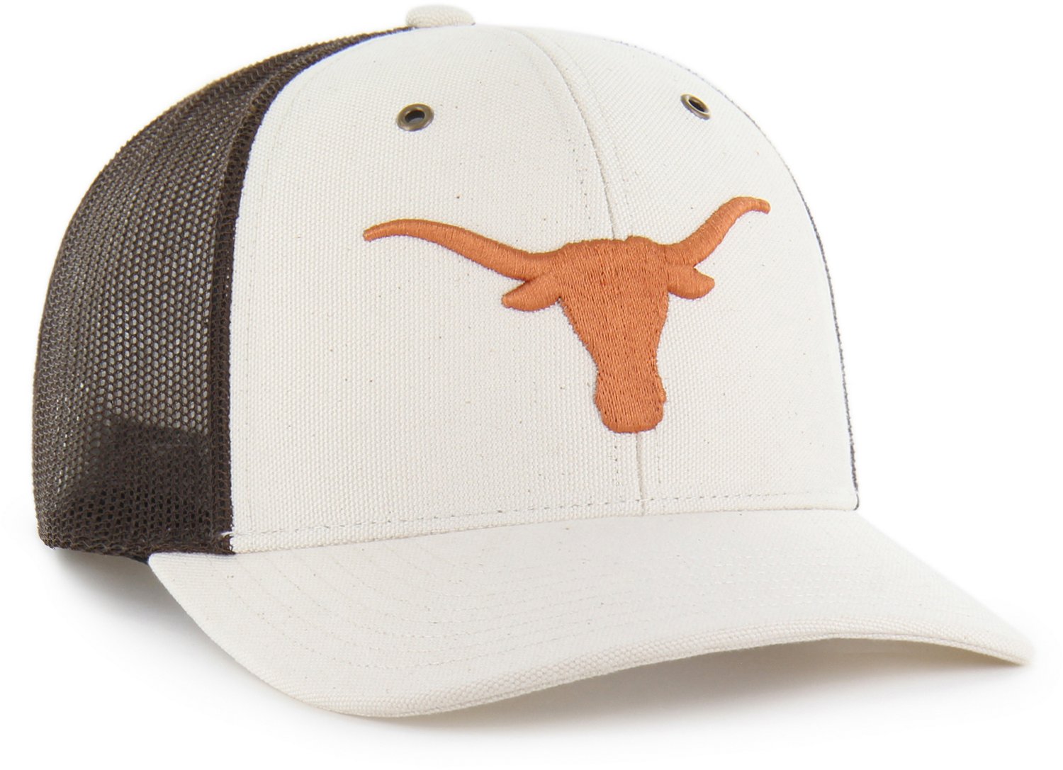 Carhartt x '47 Brown Texas Longhorns Undyed Trucker Adjustable Hat - view number 2