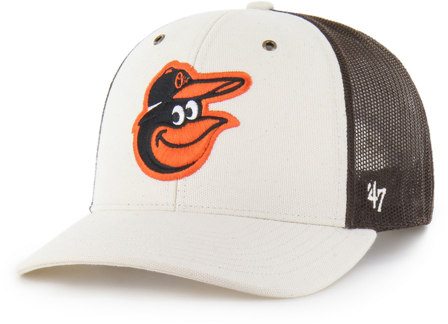 47 Adults' Orioles Carhartt Undyed Trucker Cap | Academy