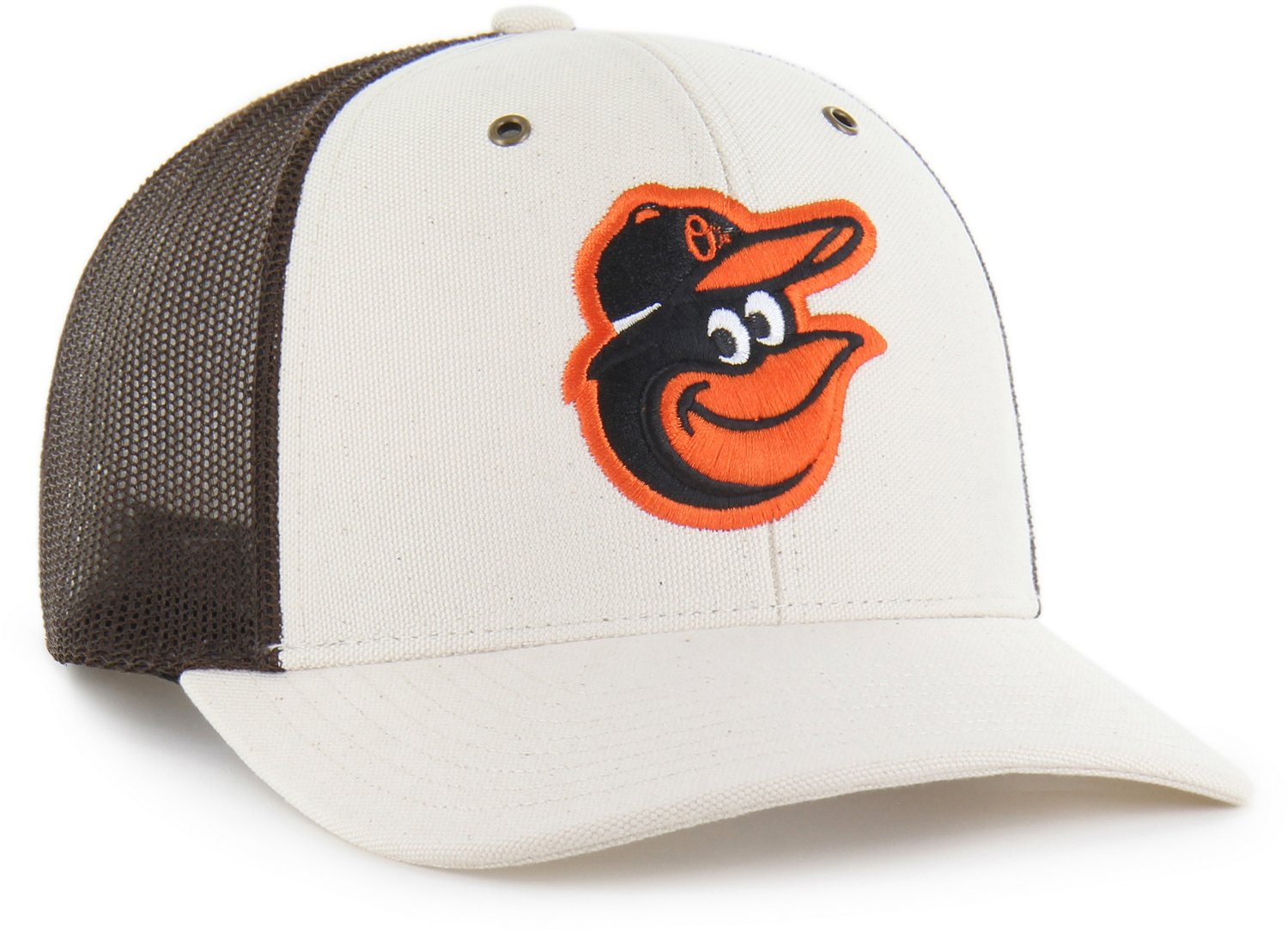 47 Adults' Orioles Carhartt Undyed Trucker Cap | Academy