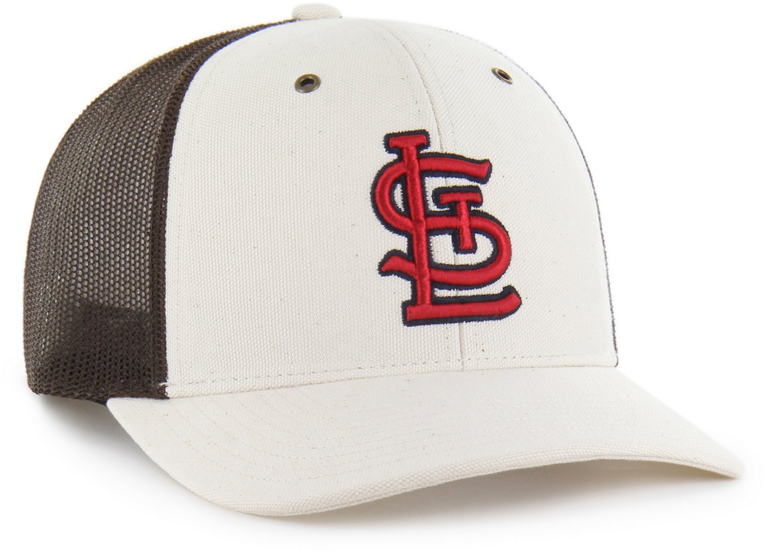 '47 Adults' Cardinals Carhartt Undyed Trucker Cap - view number 2