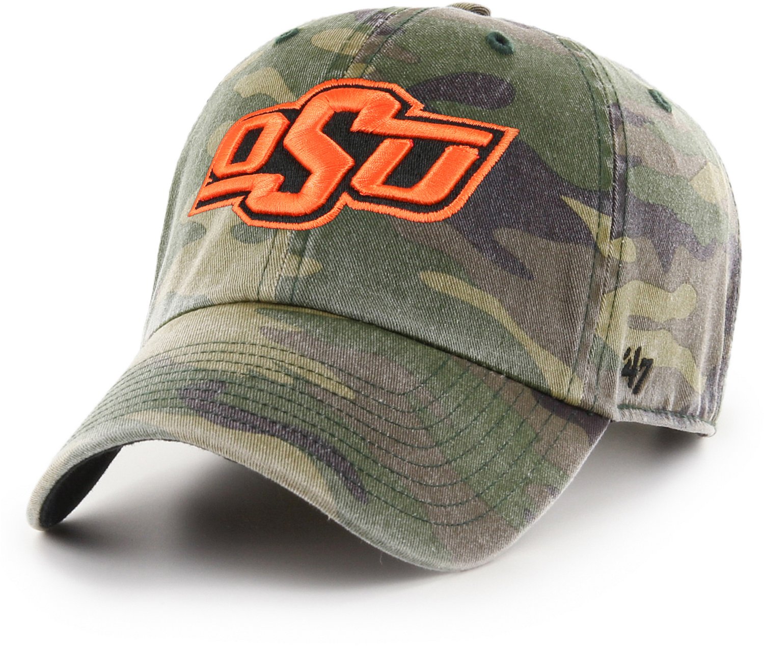'47 Adults' Oklahoma State Primary Camo Clean Up Cap