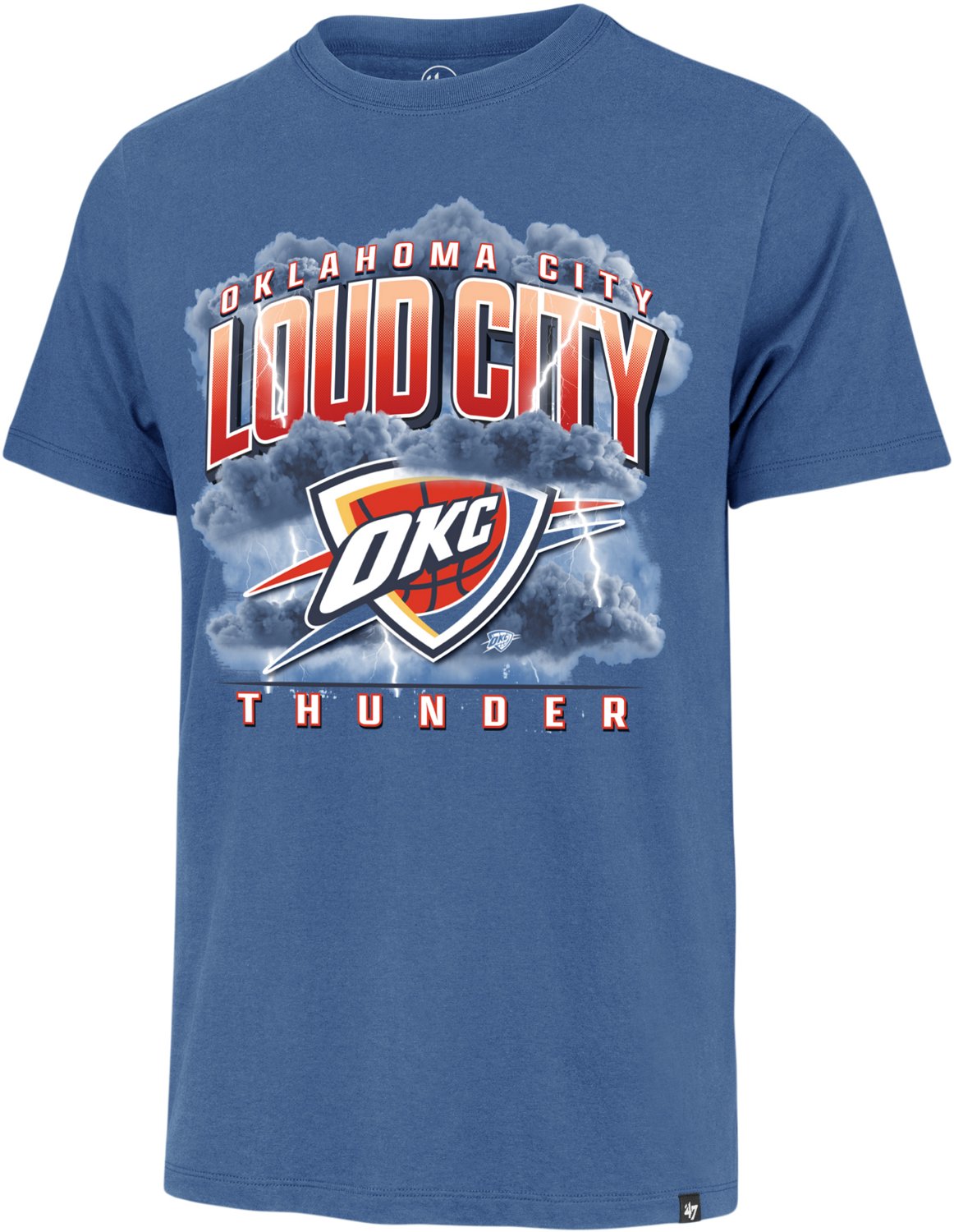 '47 Men's OKC Thunder Loud City Logo Franklin Short Sleeve T-shirt