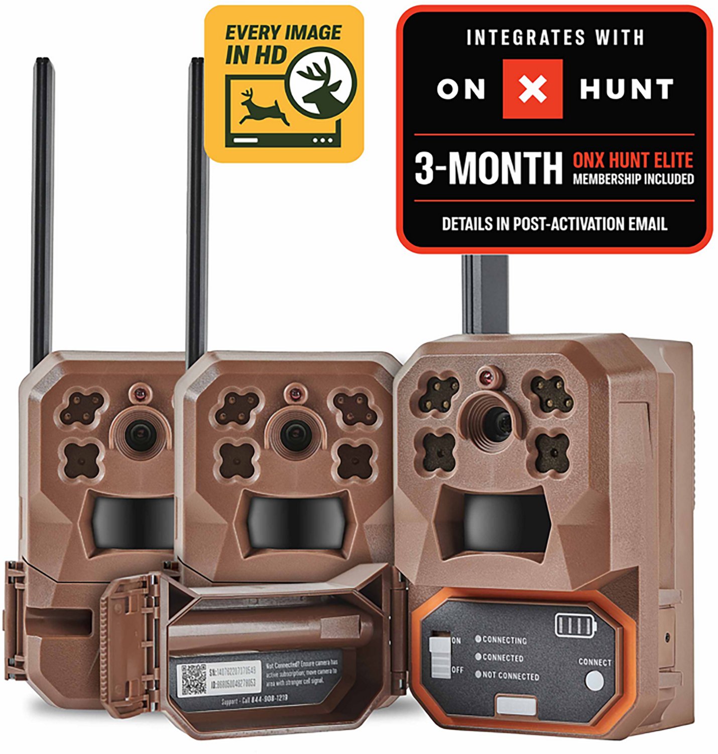 Moultrie Edge 33.0 MP Cellular Camera 3-Pack