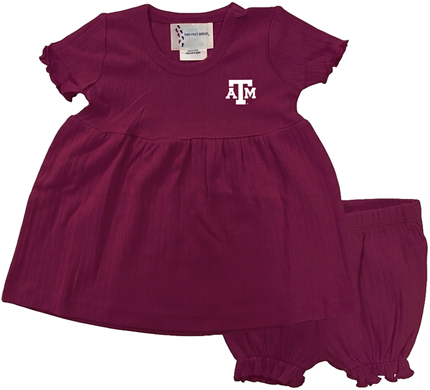 Two Feet Ahead Infant Girls' Texas A&M University Pointelle Dress