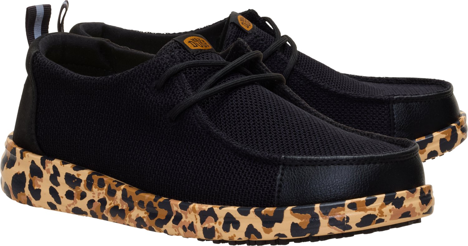 HEYDUDE Women's Wendy Work CE Leopard Work Shoes - view number 3