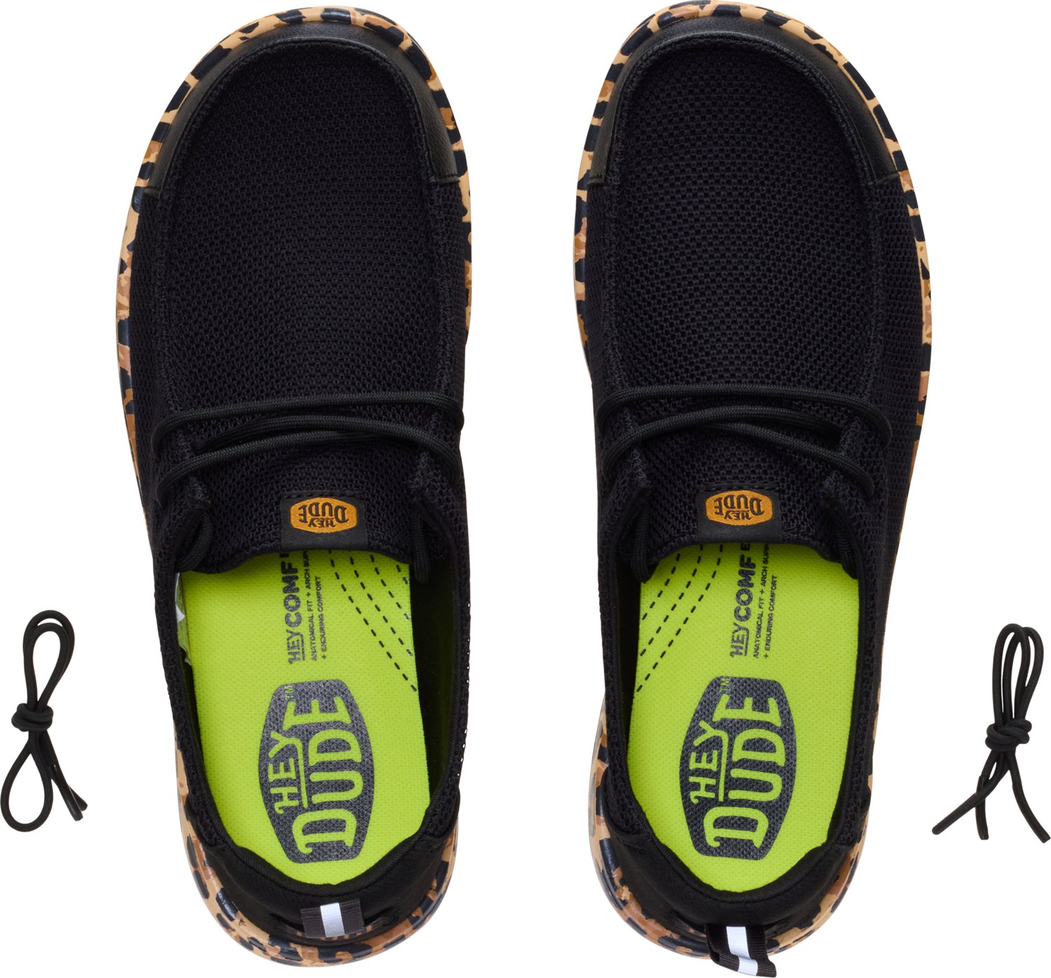 HEYDUDE Women's Wendy Work CE Leopard Work Shoes - view number 5